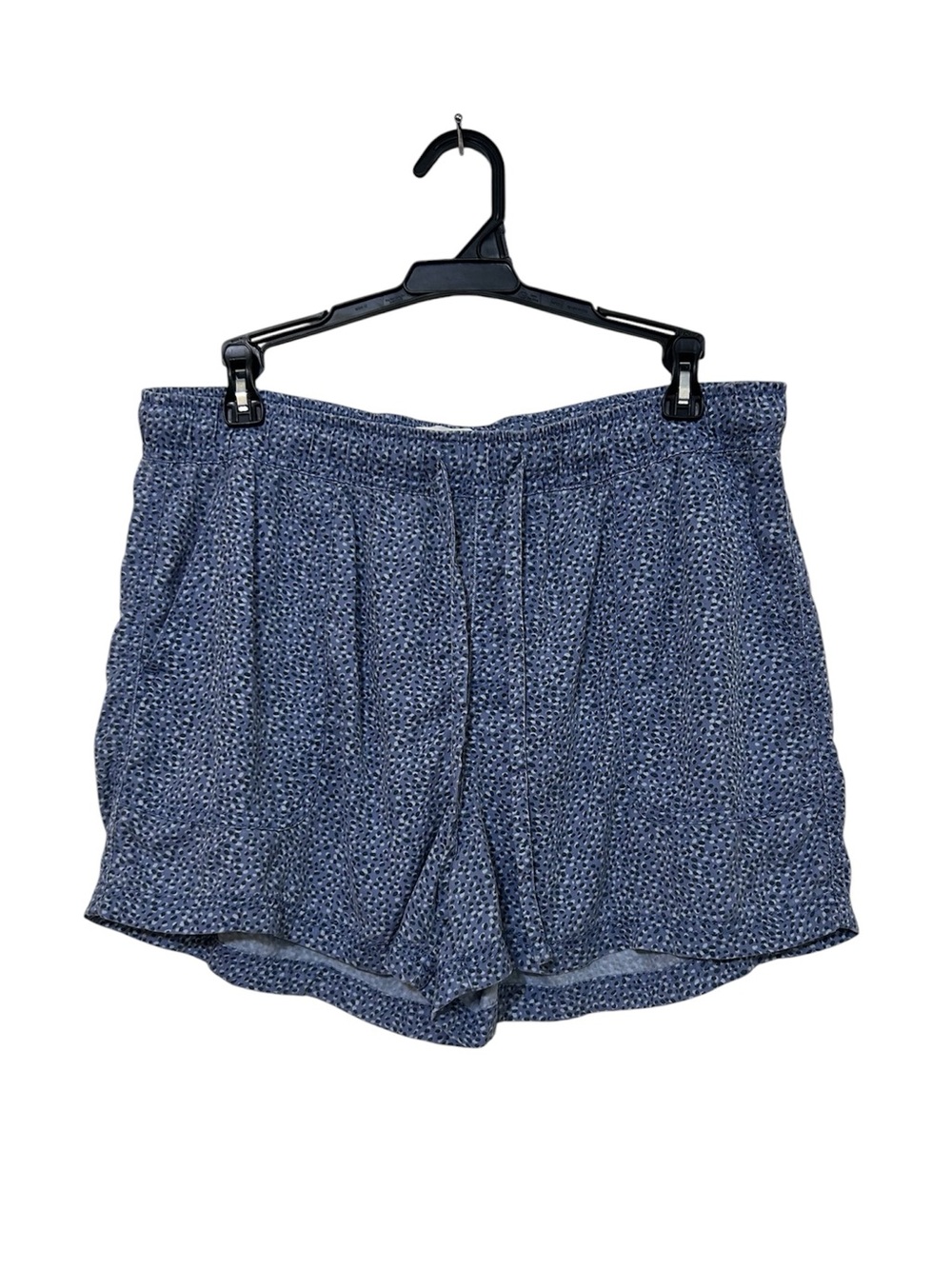 C&C California Blue Patterned Lyocell Shorts Size Medium